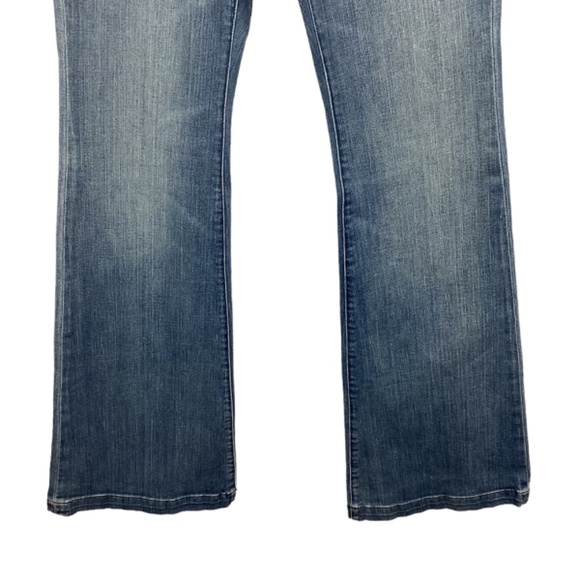 Michael Kors Selma Flare Denim Jeans Size 4 Long‎ Inseam Tall Jeans - Picture 4 of 10